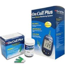 Load image into Gallery viewer, Blood Glucose meter on call plus with 50 Free strips
